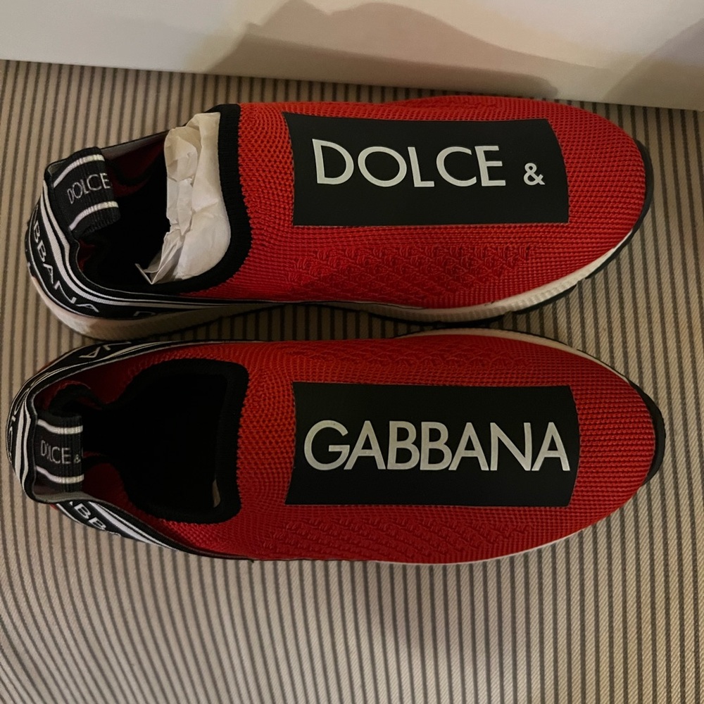 Dolce Gabbana sneakers worn once daughter complained about how they fit smh